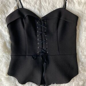 Express black corset